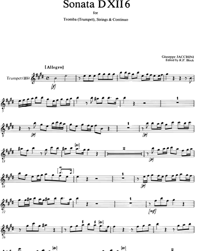 [Solo] Trumpet in Bb (Alternative)