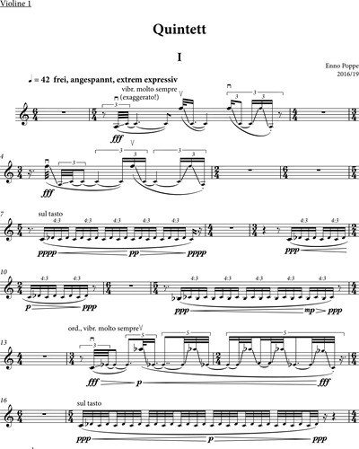 [String Quintet] Violin 1