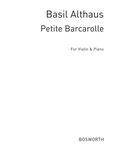 Petite Barcarolle