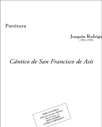 Cántico de San Francisco de Asís
