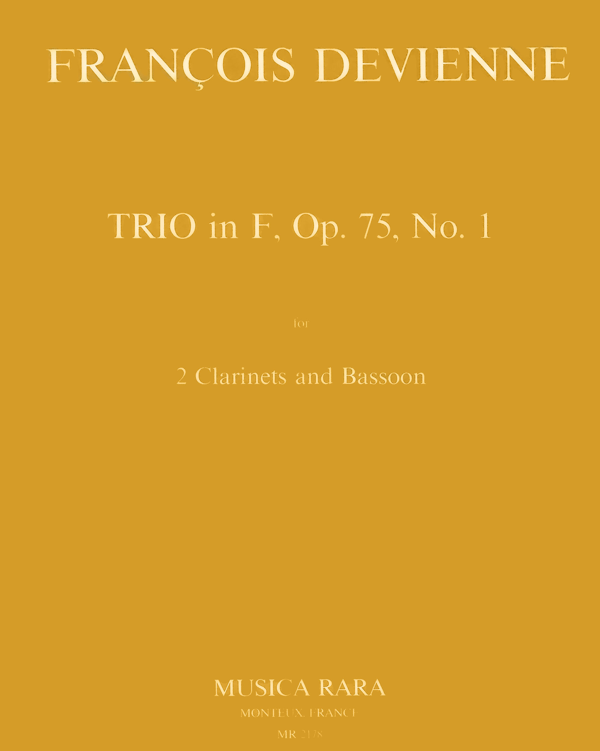 Trio F-dur op. 75 Nr. 1