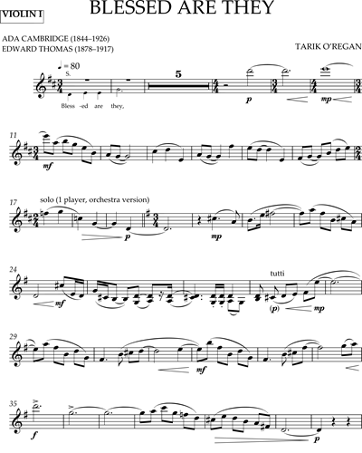 [String Quintet] Violin 1