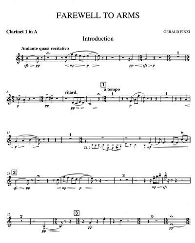 Clarinet 1 in A