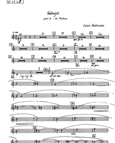 Clarinet 1 in Bb & Clarinet 2 in Bb