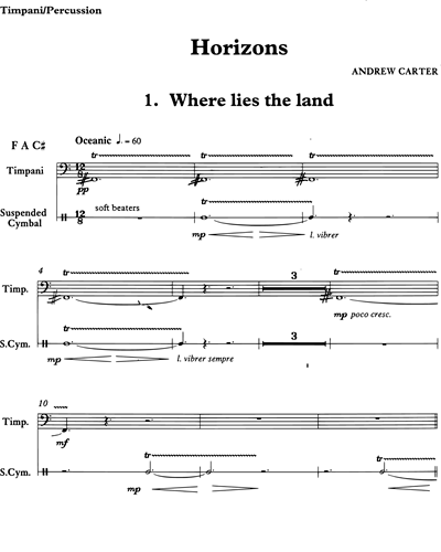 Timpani & Percussion