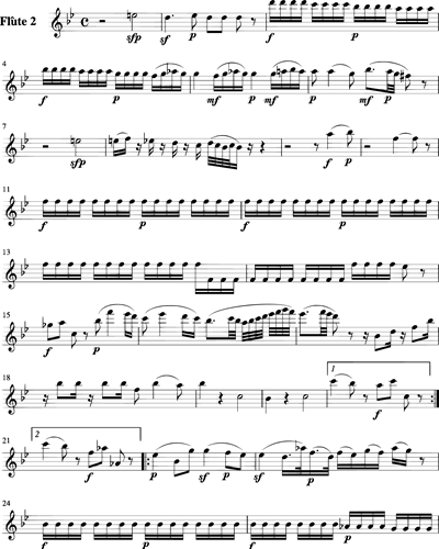 Adagio pour Quatuor de Flûtes, KV 540