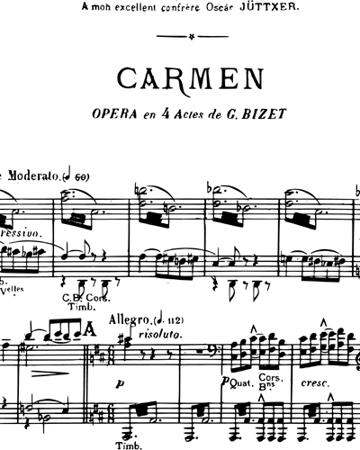 Carmen Fantaisie Pour Piano