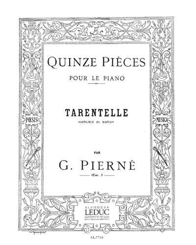Tarentelle (Souvenir de Naples), Op. 3, n. 15