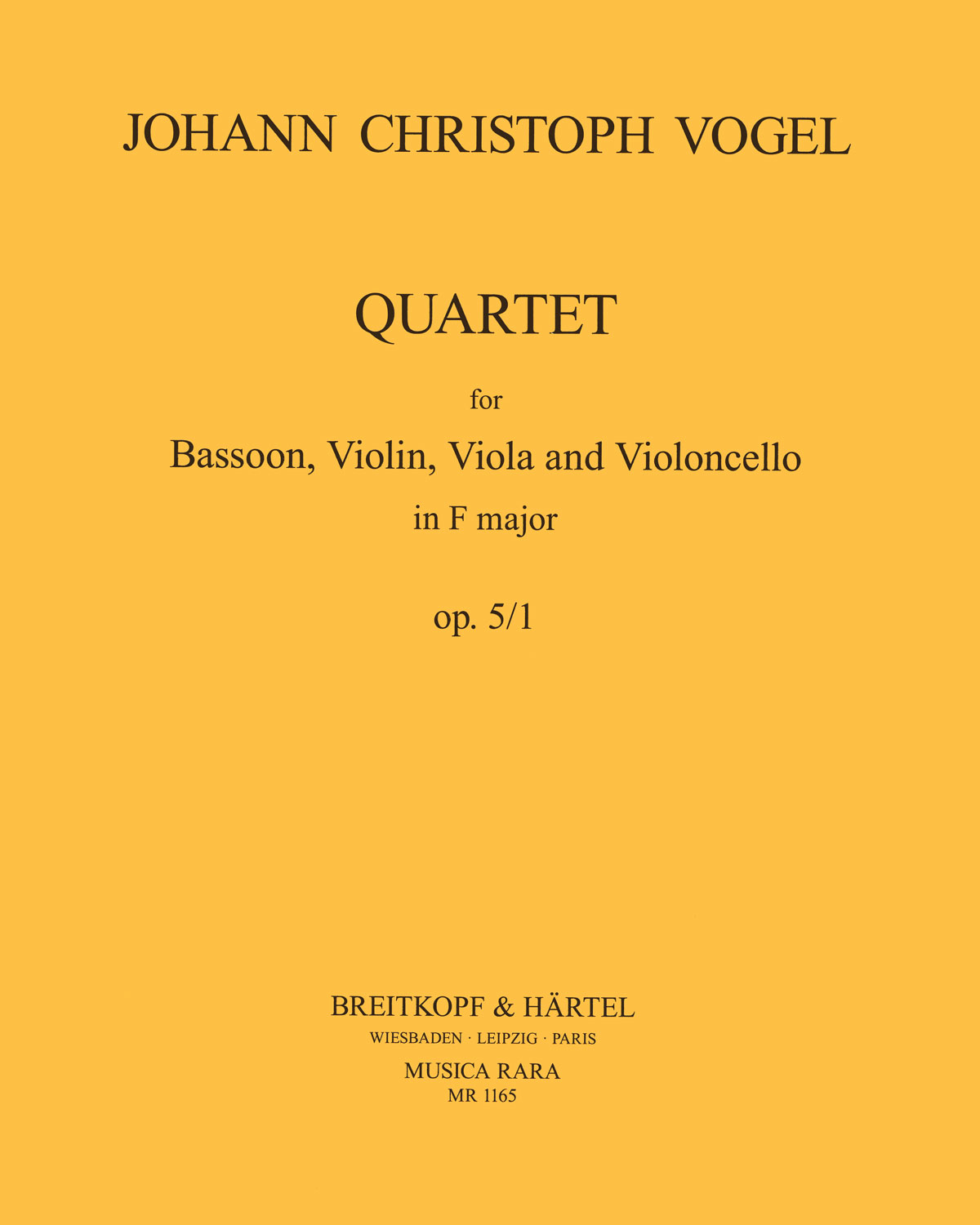 Quartett F-dur op. 5/1