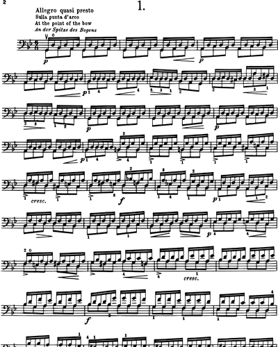 12 capricci per violoncello Op. 25 