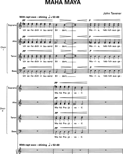 Mixed Chorus 1 SATB & Mixed Chorus 2 SATB & Organ