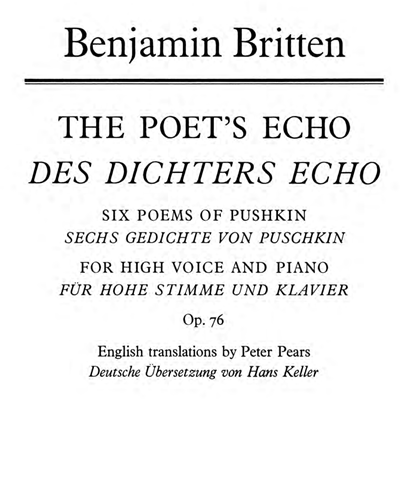 The Poet's Echo