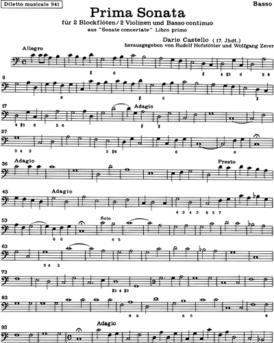 Sonata No. 1 in C major