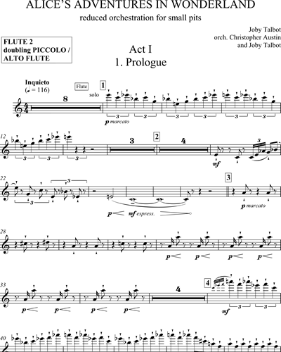 Flute 2/Piccolo/Alto Flute