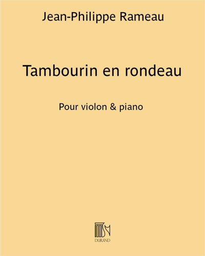 Tambourin en rondeau, op. 5