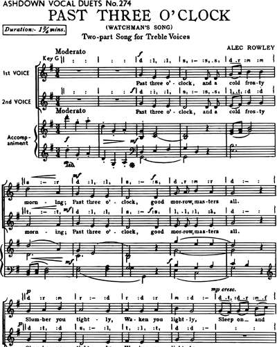 Treble Chorus & Piano