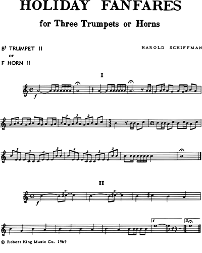 Trumpet in Bb 2/Horn in F 2 (Alternative)