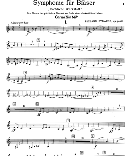 Symphony for Wind Instruments in Eb Major