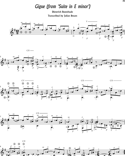 Gigue (from ‘Suite in E minor’)