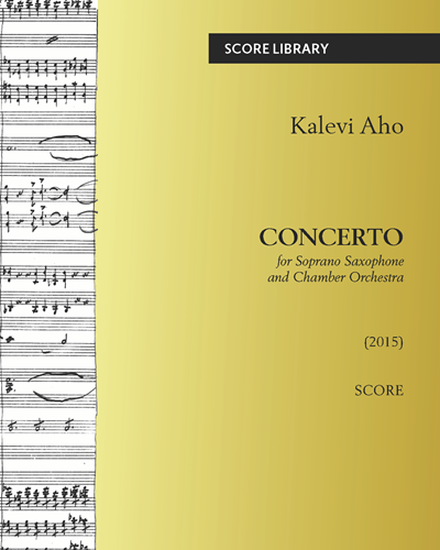 Concerto for Soprano Saxophone and Chamber Orchestra
