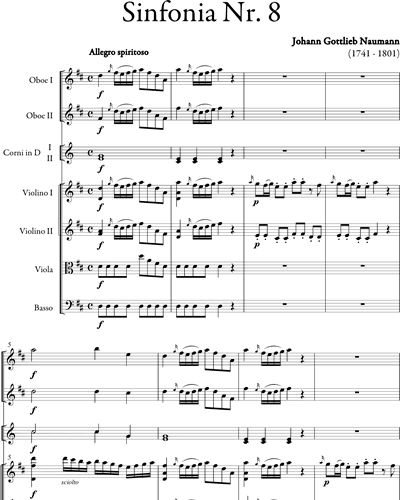 Sinfonia n. 8 D-dur