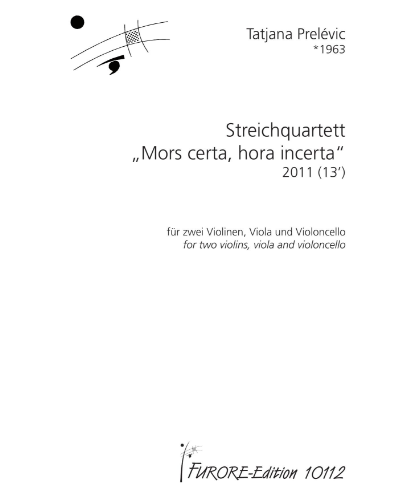 String Quartet, 'In hora mortis'