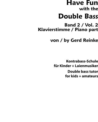 Have Fun with the Double Bass: Vol. 2