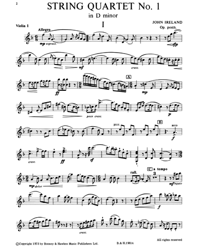 String Quartet No. 1 in D minor