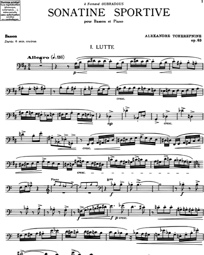 Sonatine Sportive, Op. 63