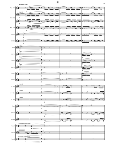 Fanfares And Love Songs Brass Band Sheet Music by Gavin Higgins | nkoda