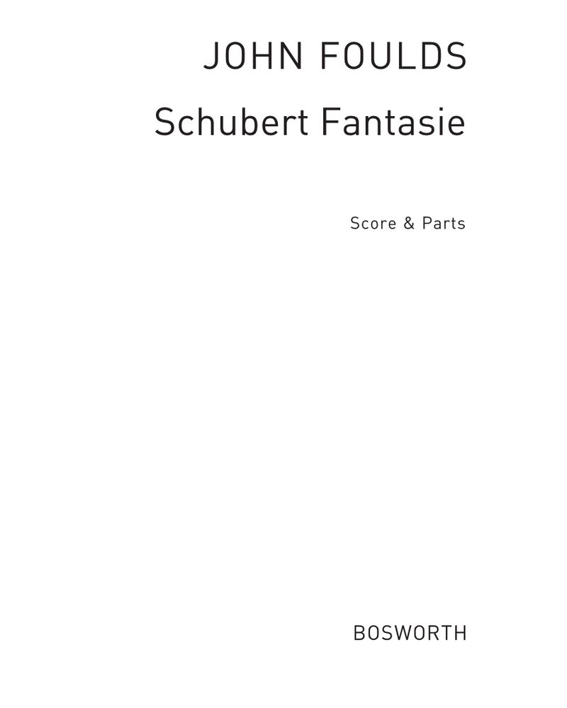 Schubert Fantasie
