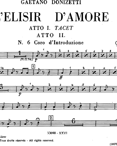 L'elisir d'amore [Traditional]