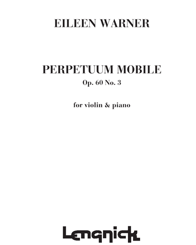 Perpetuum mobile Op. 60 n. 3