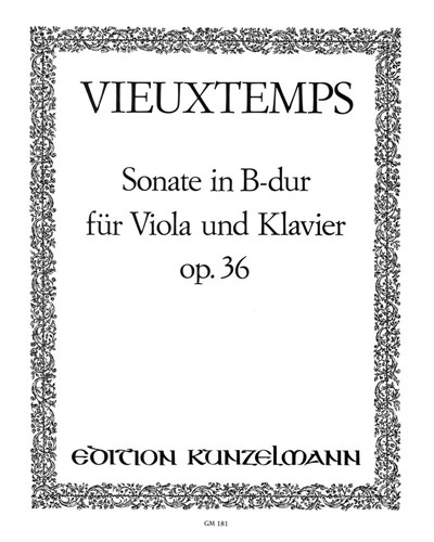 Sonate in B-dur, Op. 36