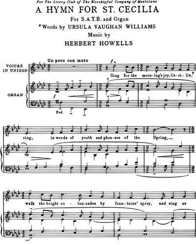 Hymn for St Cecilia