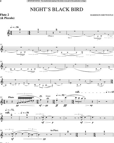 Flute 2/Piccolo