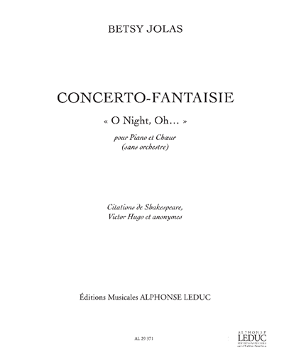 Concerto-Fantaisie ("O Night, Oh...")