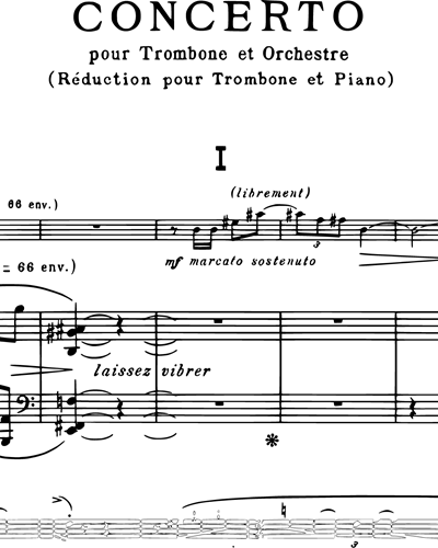 Concerto pour Trombone et Orchestre