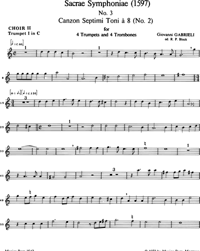 [Choir 2] Trumpet in C 1