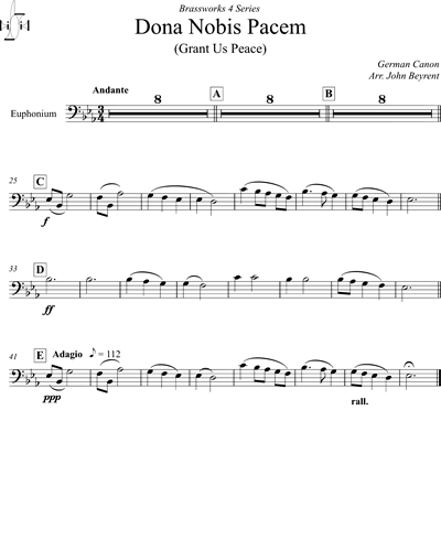 Euphonium Bass Clef