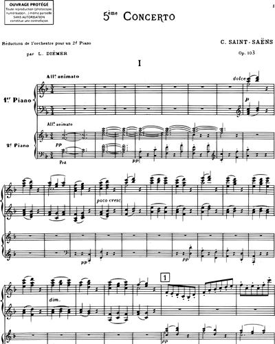 Piano Concerto No. 5 in F major, 'Egyptian'