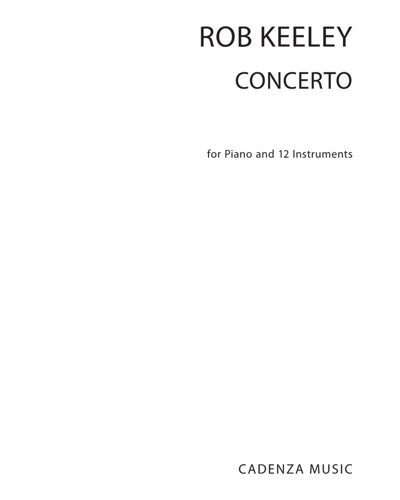 Concerto for Piano and 12 Instruments