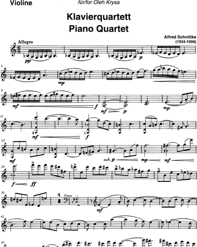 Piano Quartet