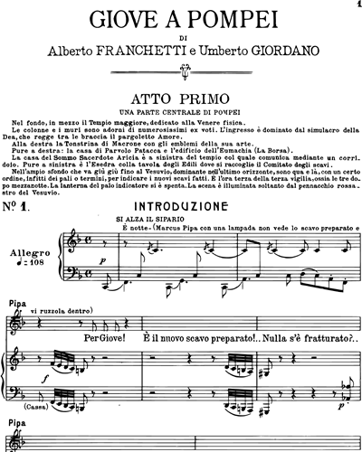 Operetta Vocal Score