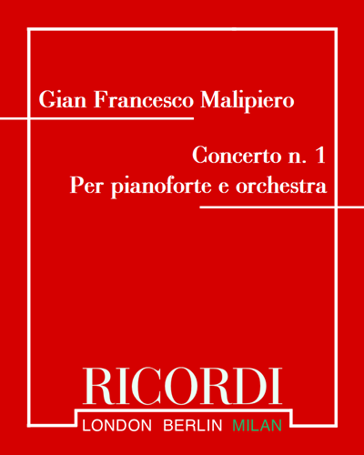 Concerto n. 1 - Per pianoforte e orchestra