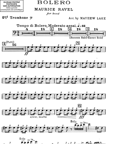 Trombone 2 Bass Clef