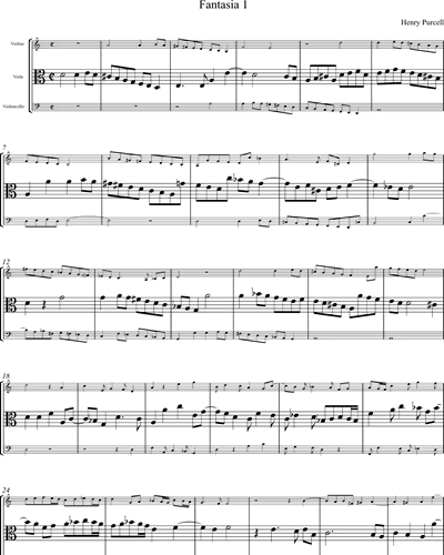 Viola Playing Score