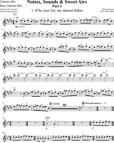 Clarinet 1 in Bb/Bass Clarinet in Bb