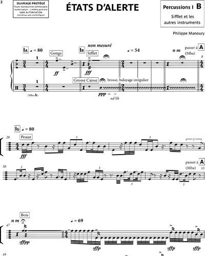 [Solo] Percussion 1B