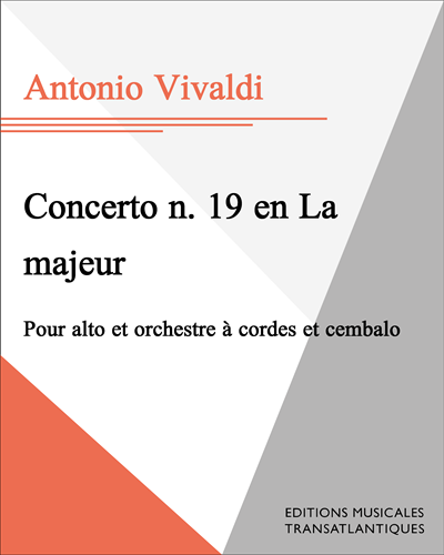 Concerto n. 19 en La majeur